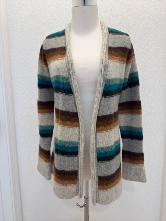 Vince Sweaters - Vince 100% Cashmere Striped Cardigan Sweater M As Seen On Big Bang Theory Penny